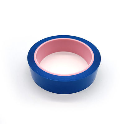 Low Peeling Voltage Anti Static Tape Blue 1.0mil Backing Strong Adhesion