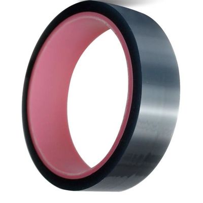 Goede prijs 50 Hz oplosmiddelbestendige heldere zwarte polyimideband voor schermdruktechnologie online