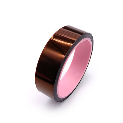 Goede prijs Hittebestendig Afplakband 0.025mm van silicone Vrij Polyimide Nul Verontreiniging online